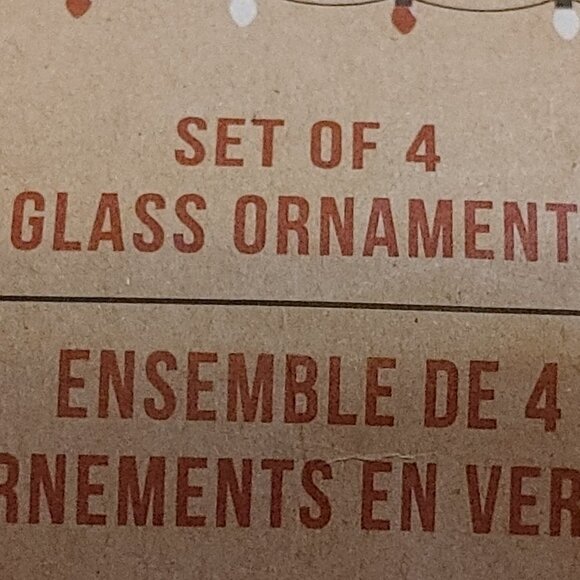 PINK Glass Bulb Ornaments Package of 4 QUEEN WEST Trading Co. - Picture 5 of 5